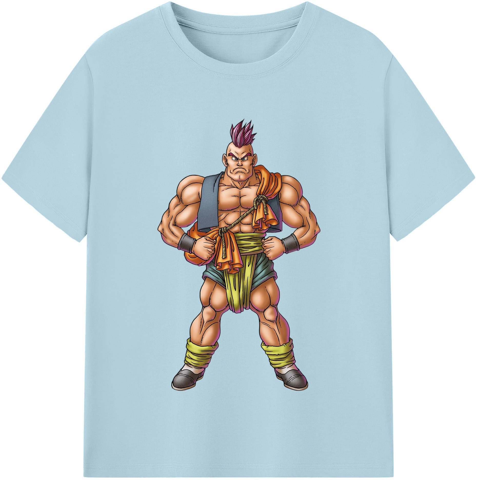 （画像用） ドラゴンクエスト Doragon Kuesuto Dragon Quest 綿100％半袖Tシャツ（フロントプリント）
